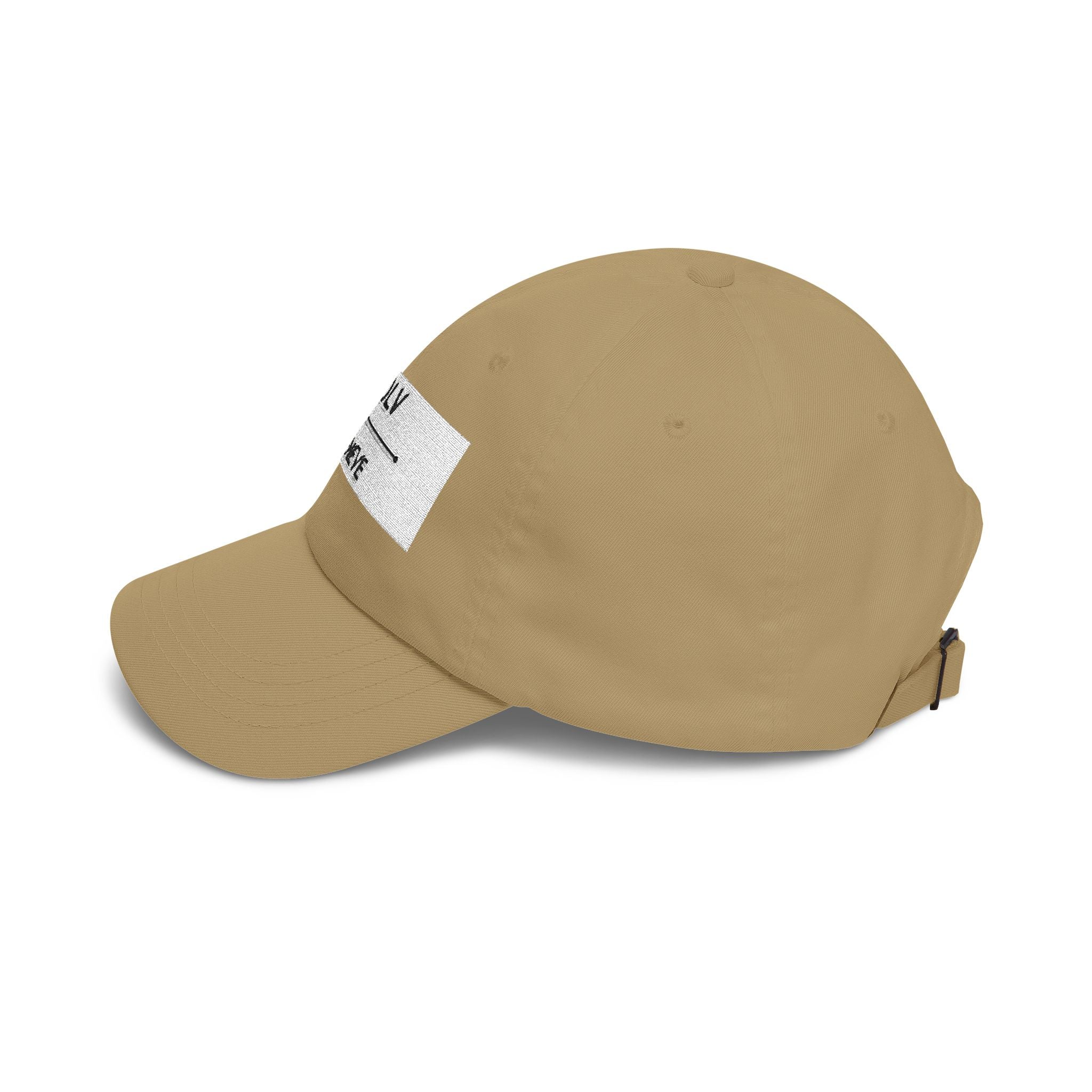 Geneve XDLV Embroidered Dad Cap — Minimalist White Baseball Hat