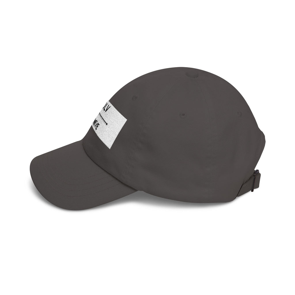 Geneve XDLV Embroidered Dad Cap — Minimalist White Baseball Hat