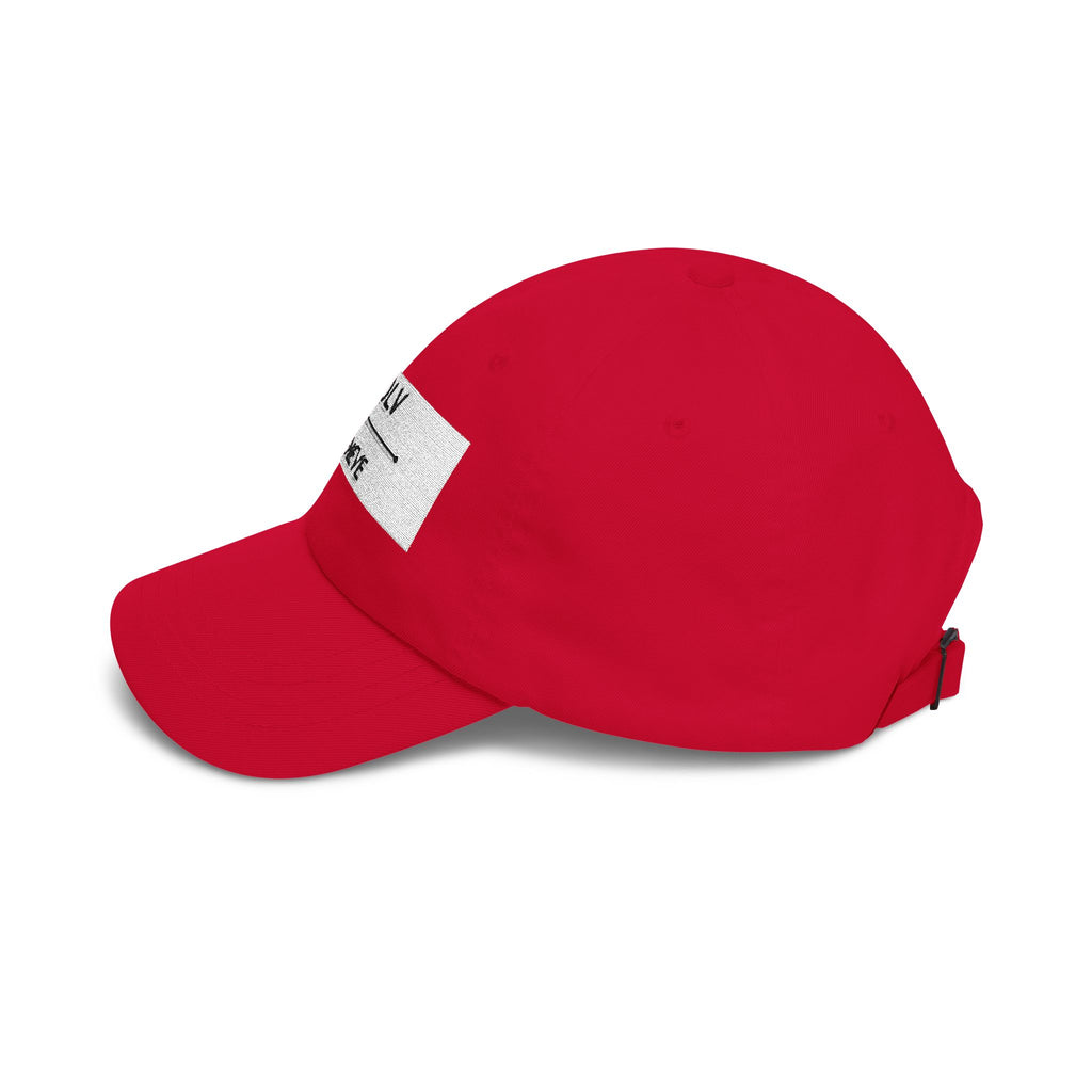 Geneve XDLV Embroidered Dad Cap — Minimalist White Baseball Hat