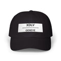 Geneve XDLV Embroidered Dad Cap — Minimalist White Baseball Hat