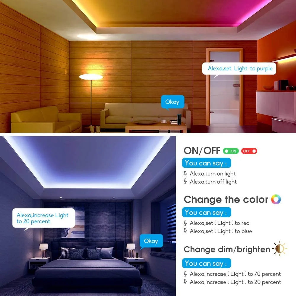 WIFI RGB RGBW APP Smart Controller Android IOS-compatible Magic Home RF 24key Control DC5V- 24V For RGB RGBW LED strip