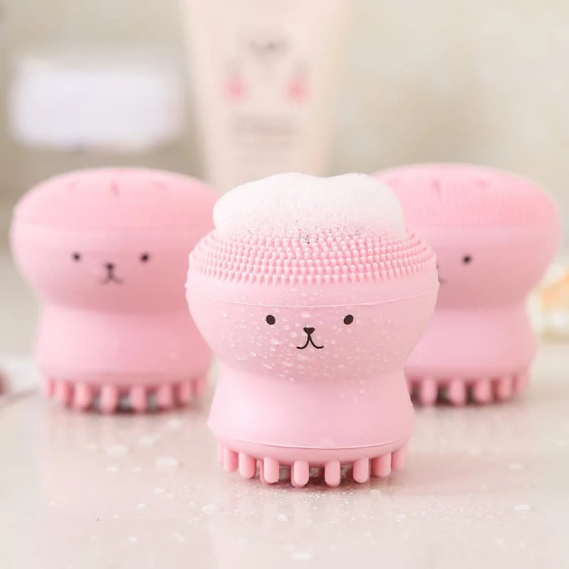 Brosse Visage Silicone Exfoliante - Nettoyage Profond des Pores