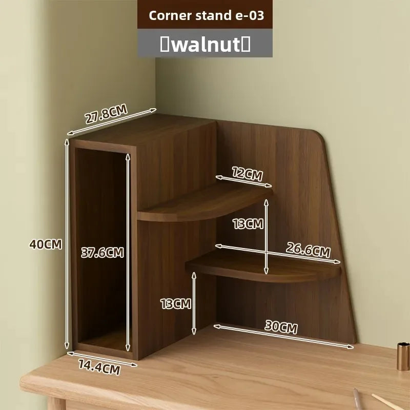 Modern Space-Saving Desk Corner Organizer Multi-Functional File Holder with Pen Storage for Office Desktop Supplies Display