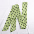 Women Narrow Long Scarf 150x4cm Polka Dot Tie Bag Ribbon Headband Choker Streamer Lady Accessories