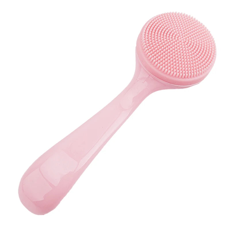 Brosse Visage Silicone Double Face - Nettoyant & Massant