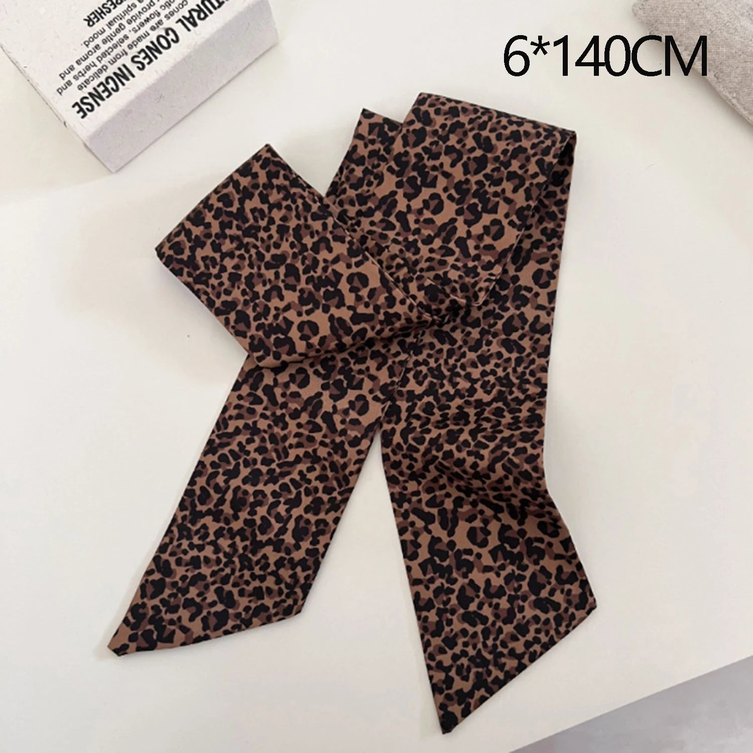 Women Narrow Long Scarf 150x4cm Polka Dot Tie Bag Ribbon Headband Choker Streamer Lady Accessories