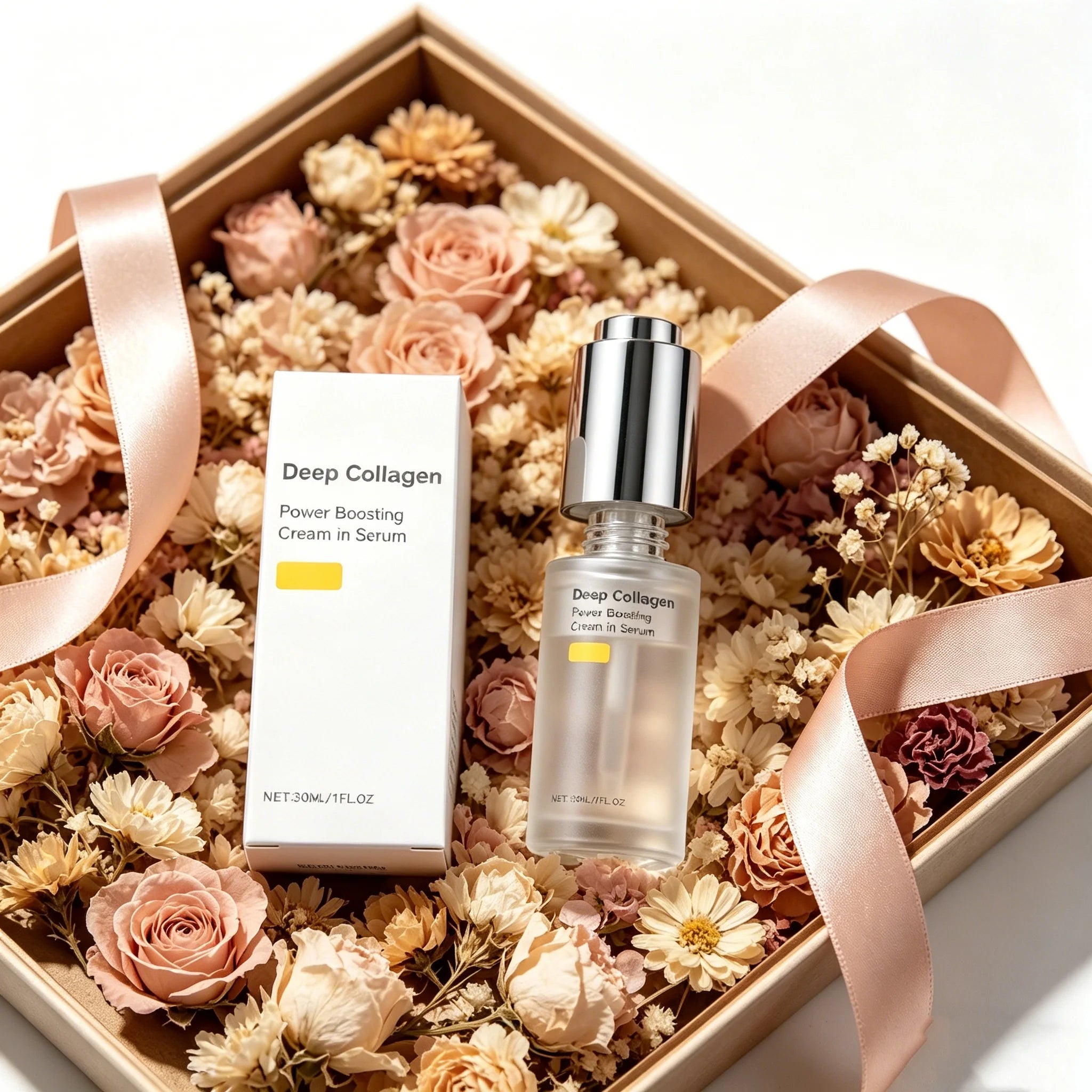 Face Essence Serum For Dry Skin Nourishing Firming Repair Collagen Skin Moisturizing Brightening Care Products Korean New Style