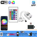 WiFi Smart APP RGB LED controller with 24key IR remote Voice Smartphone APP Control DC12V For 2835 5050 RGB LED strip light