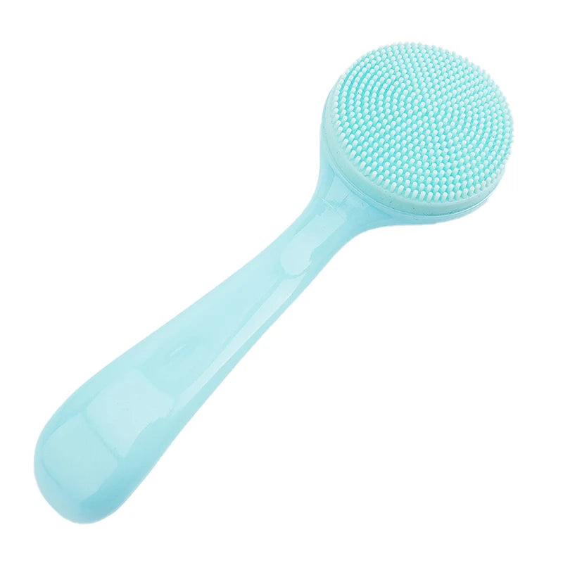 Brosse Visage Silicone Double Face - Nettoyant & Massant