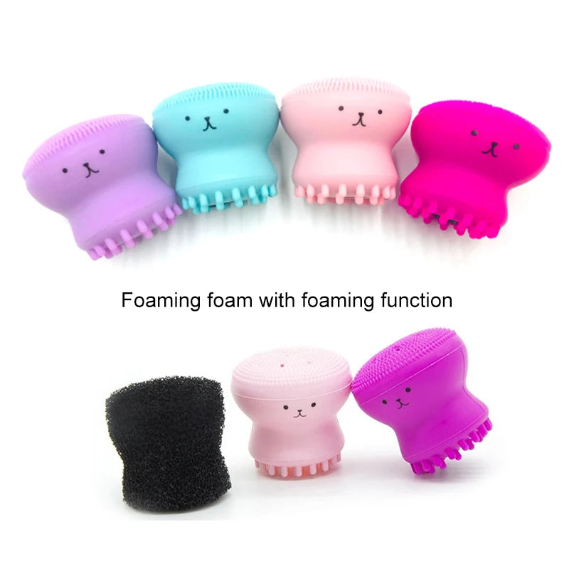 Brosse Visage Silicone Exfoliante - Nettoyage Profond des Pores