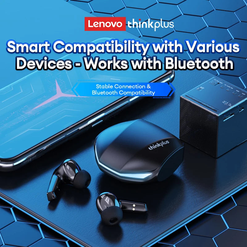 Lenovo GM2 Pro TWS Wireless HIFI Stereo Headset Low Latency Headphones Gaming Music Dual Mode Earbuds Music Sport Headset