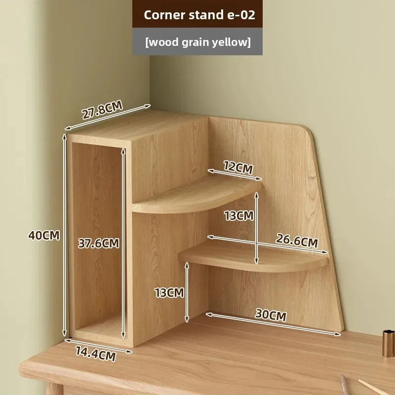 Modern Space-Saving Desk Corner Organizer Multi-Functional File Holder with Pen Storage for Office Desktop Supplies Display