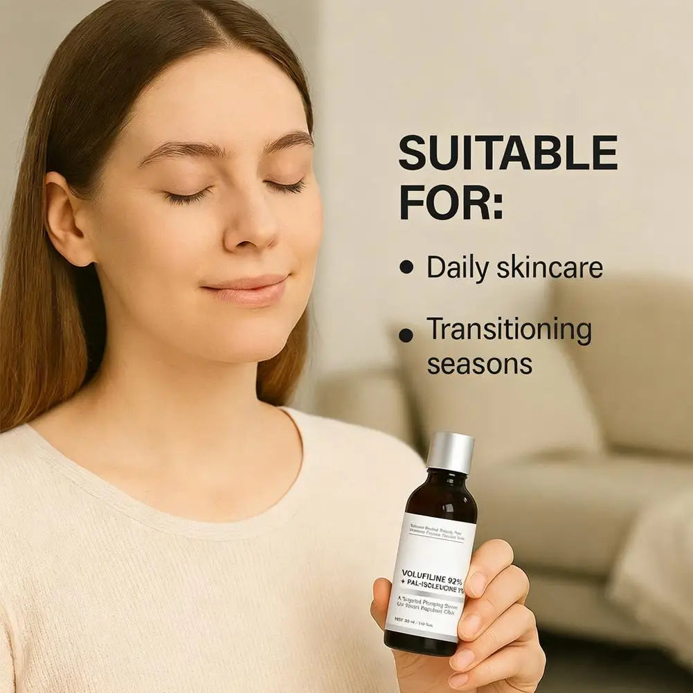 Face Essence Replenishment Moisturize Brighten Skin Care Firming Facial Serum Promote Smoother,Fine lines