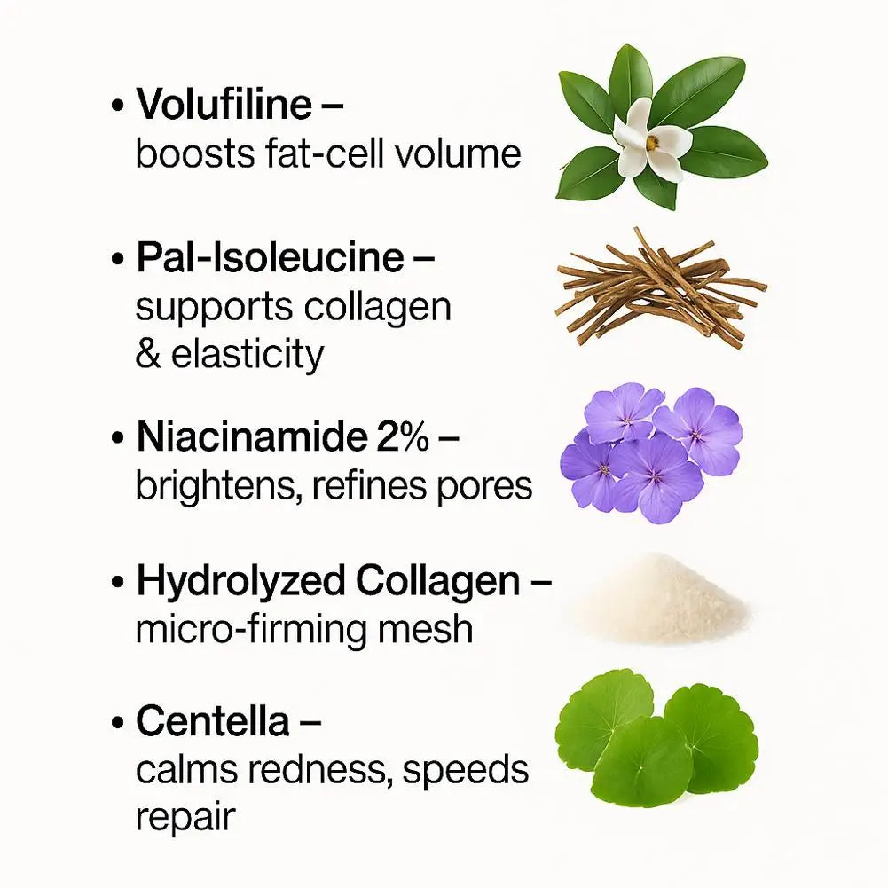 Face Essence Replenishment Moisturize Brighten Skin Care Firming Facial Serum Promote Smoother,Fine lines