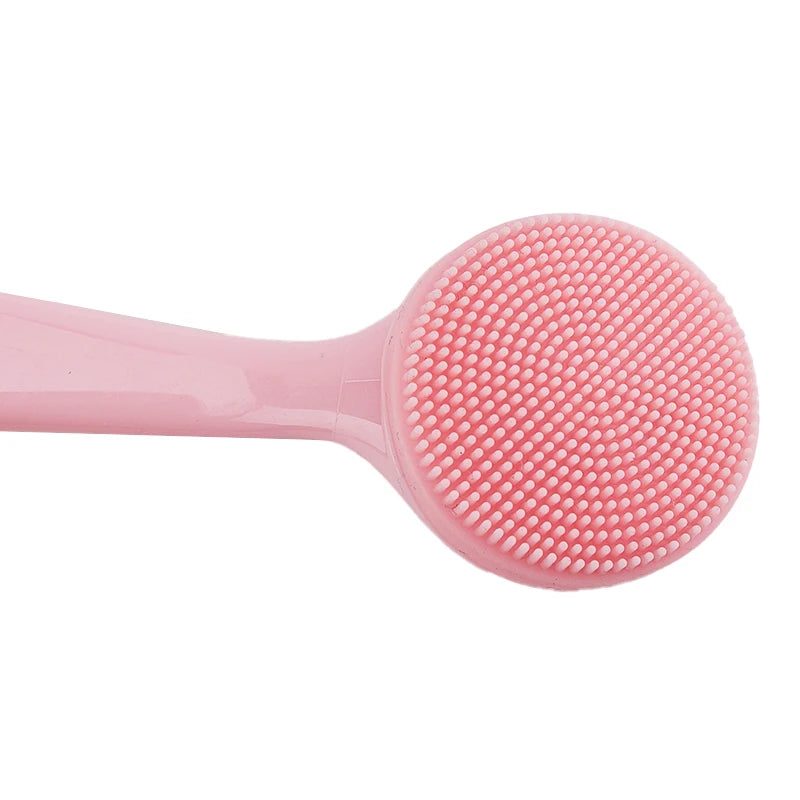 Brosse Visage Silicone Double Face - Nettoyant & Massant