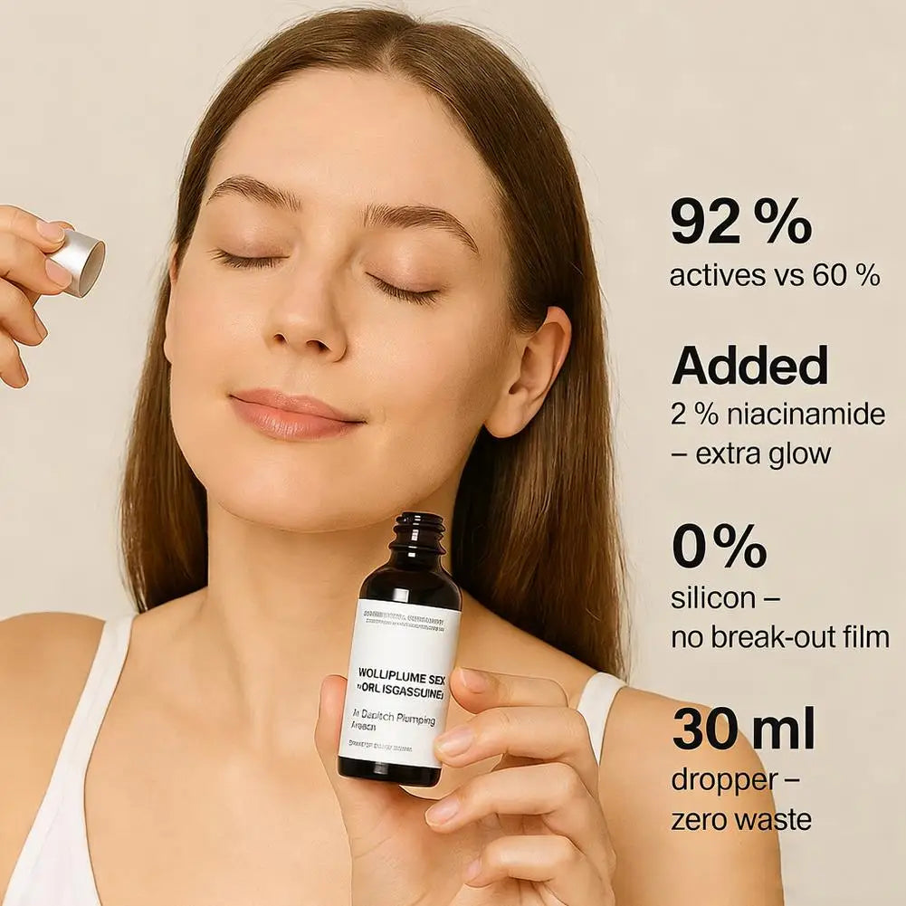 Face Essence Replenishment Moisturize Brighten Skin Care Firming Facial Serum Promote Smoother,Fine lines