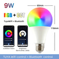 Smart WiFi LED Bulb RGB Voice APP Remote Control Timer Work Home Dimmable Light Bulb Smart Lamp Atmosphere Light For Home Decor